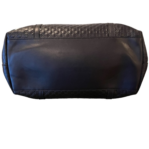 GUCCI Microguccissima Medium Satchel Black - Picture 9 of 17